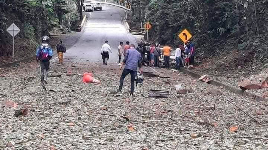 Un ataque con explosivos a un puesto de la Policía de Colombia deja