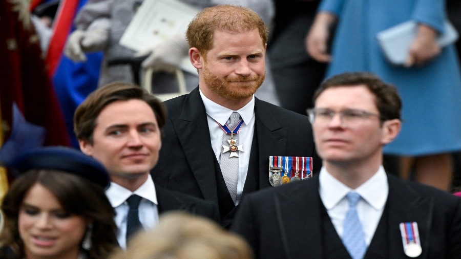 El príncipe Harry asistió a la coronación de Carlos III sin Meghan y