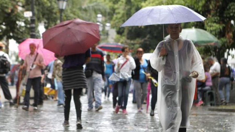 Inameh pronostica lluvias en algunas zonas del país para este sábado