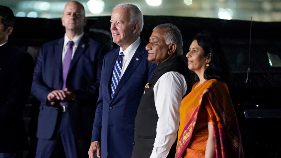 Biden Llega A La India Para Participar En La Cumbre Del G20