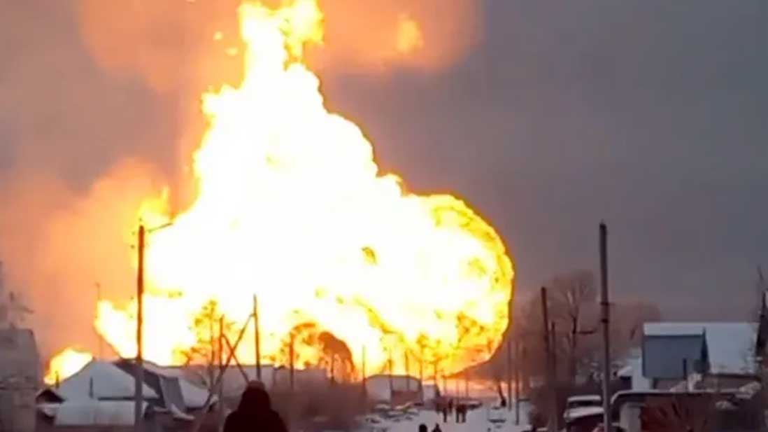 Explosión de gasoducto en la República de Chuvashia
