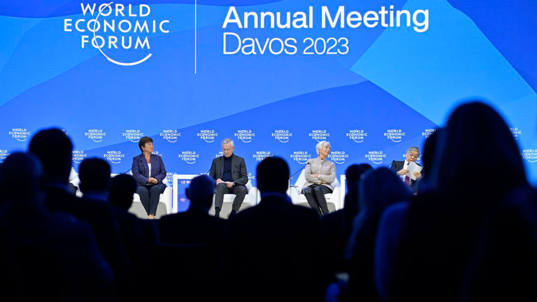 Participantes en Foro de Davos, Suiza 2023