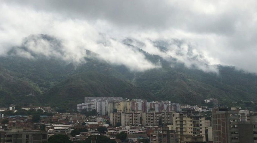 Caracas. Nubosidad