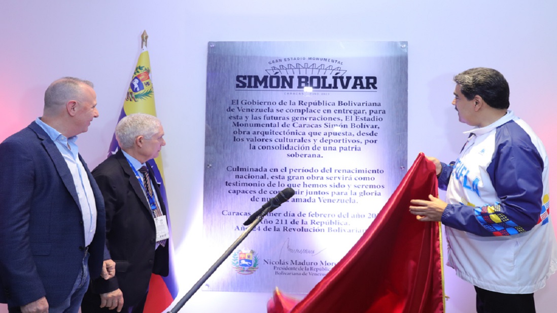 Presidente Maduro entregó el Estadio Monumental de Caracas Simón