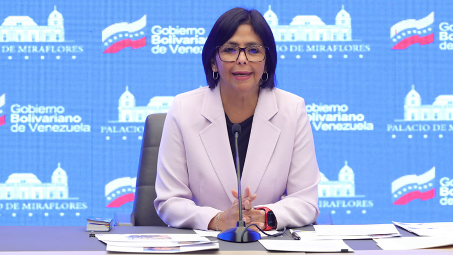 Vicepresidenta del país, Delcy Rodríguez