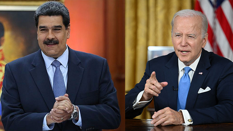 Nicolás Maduro y Joe Biden