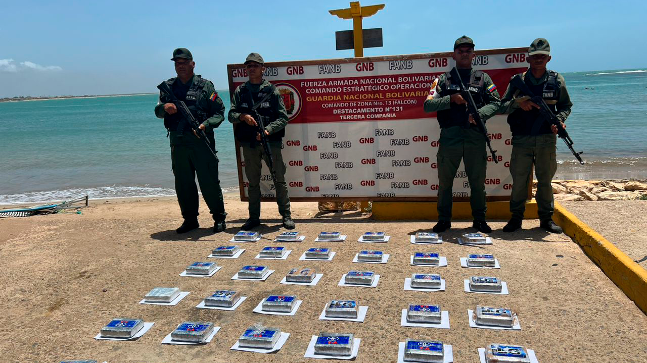  FANB incautó más de 41 kilos de cocaína al noroeste de Venezuela