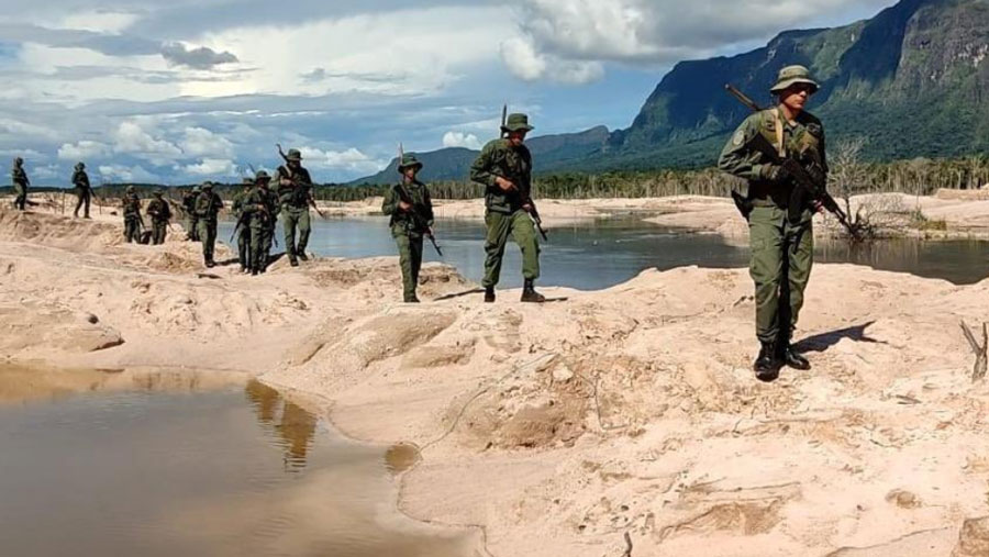 FANB evacuó en julio 7.613 mineros ilegales del Parque Nacional Yapacana en Amazonas