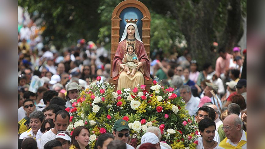 O povo venezuelano celebra o 371º aniversário da Virgem de Coromoto