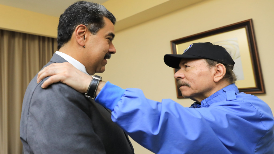 Nicolás Maduro y Daniel Ortega