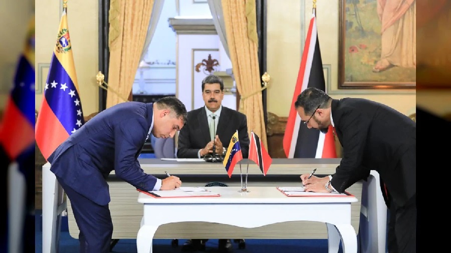 Venezuela firma acuerdos con Trinidad y Tobago para la explotación de gas 