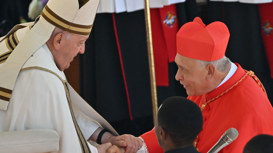 El papa Francisco consagró este sábado a monseñor Diego Padrón como el séptimo cardenal de Venezuela