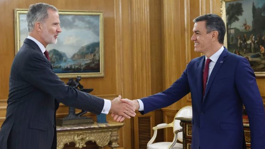 El rey Felipe VI propone a Pedro Sánchez como candidato a la investidura presidencial en España