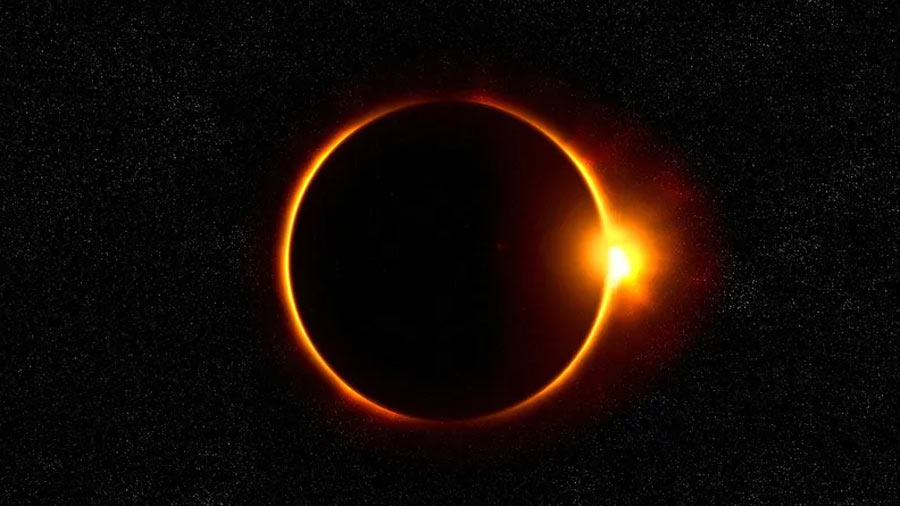Imagen referencial. Eclipse solar anular