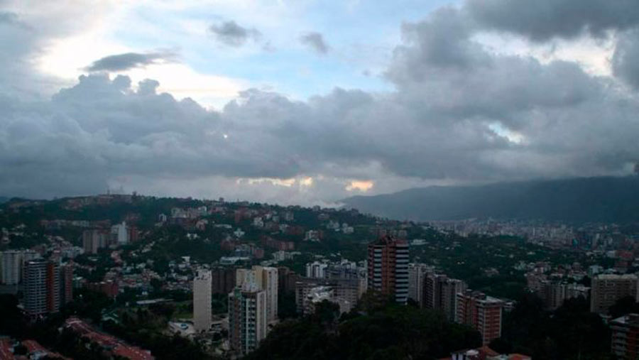 Nubosidad en Caracas