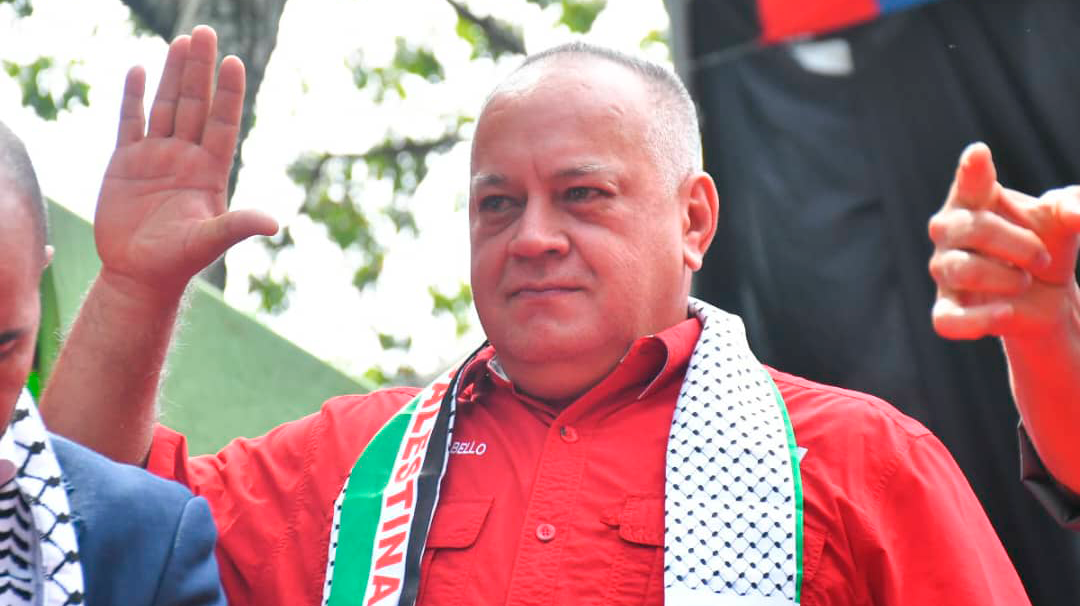 Diosdado Cabello repudió ataque contra Gaza y el Líbano