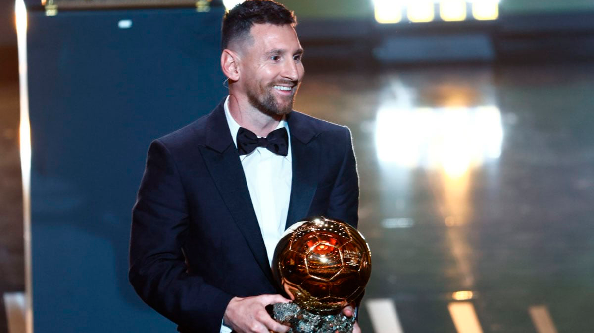 Lionel Messi, ganador del Balón de Oro por octava vez