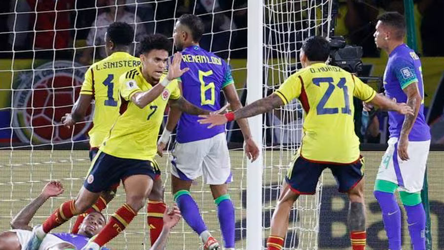 Colombia vence por primera vez a Brasil en unas eliminatorias