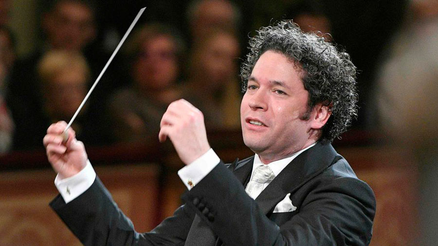 Gustavo Dudamel, director de la Orquesta Filarmónica de Nueva York