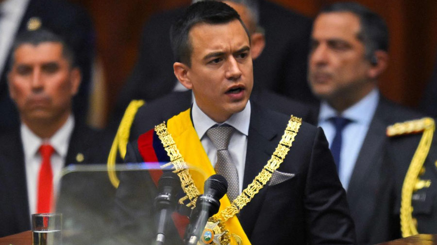 Daniel Noboa, presidente de Ecuador 