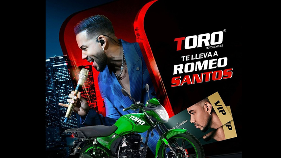 Motos Toro te lleva al concierto de Romeo Santos