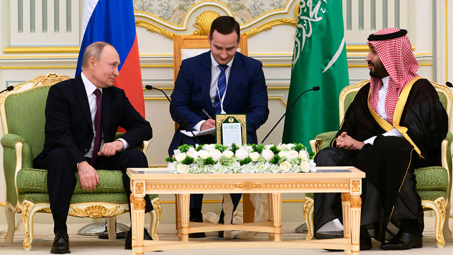 Putin llega a Arabia Saudita