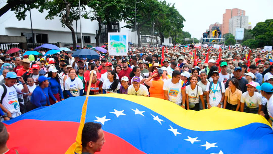 Venezuela se moviliza en respaldo al plan en defensa del Esequibo