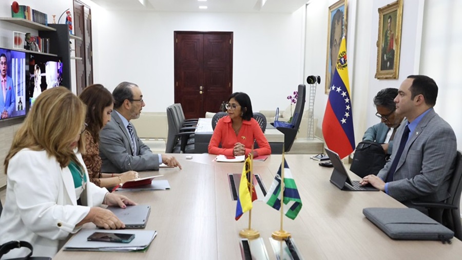  Rodríguez, se reunió con el presidente de CAF (@ViceVenezuela)