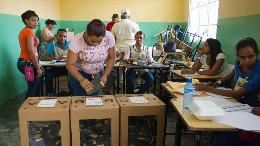 Colegios electorales para los comicios en República Dominicana