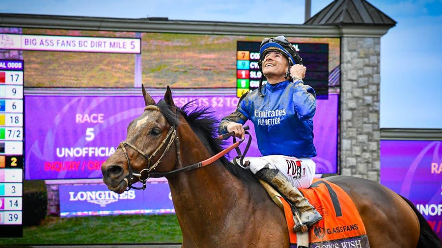 El venezolano Junior Alvarado gana la carrera de caballos más cara del mundo