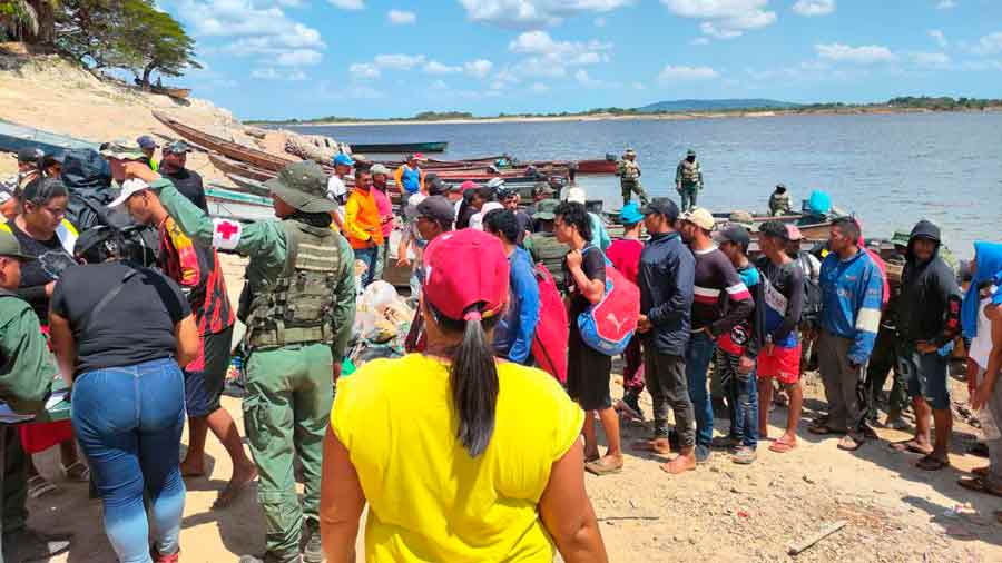 FANB ha desalojado 762 mineros ilegales de La Paragua en Bolívar 