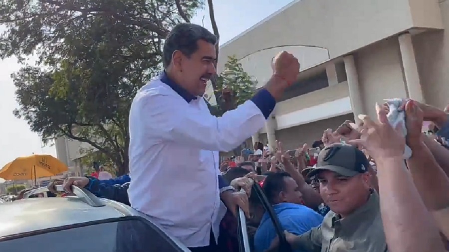 El presidente Nicolás Maduro llegó al Zulia