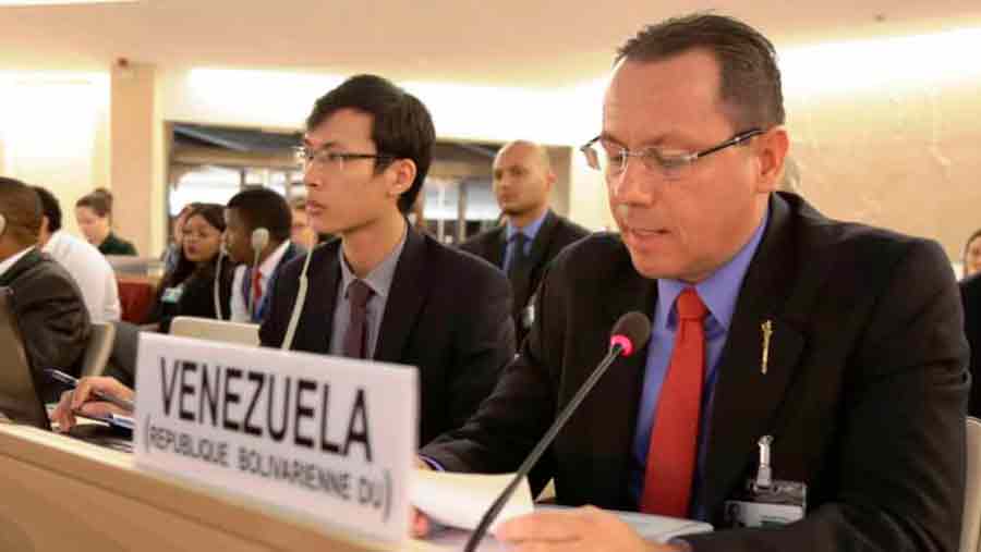 Archivo-Referencial | Alexander Yañez, embajador de Venezuela ante el Consejo de DDHH de la ONU