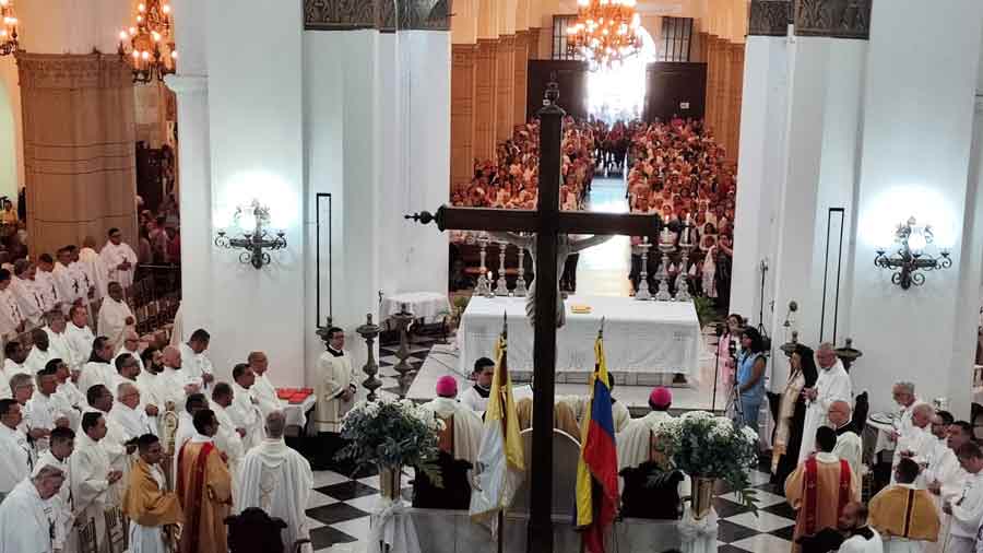 Misa Crismal desde la Catedral de Caracas, Jueves Santo. 28,2024
