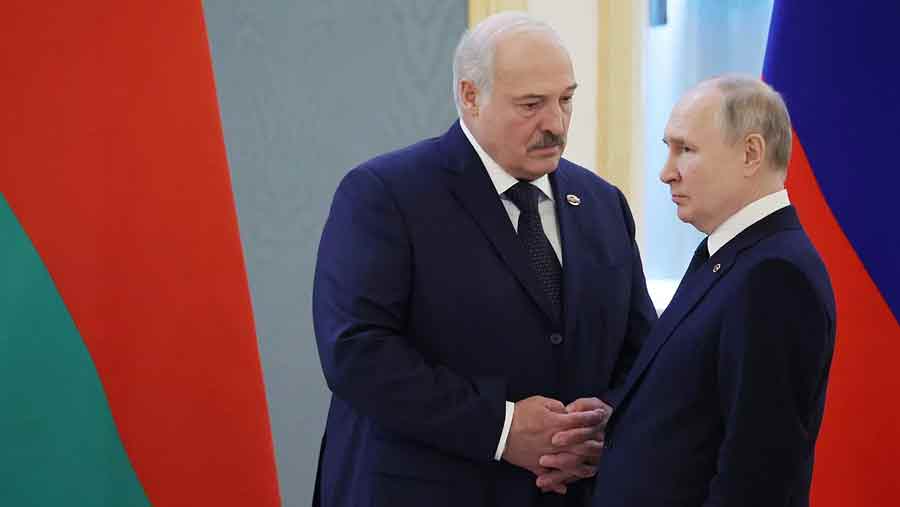 Putin se reúne con Lukashenko