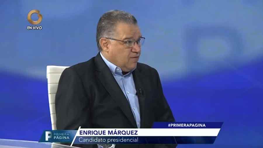 Candidato presidencial Enrique Márquez