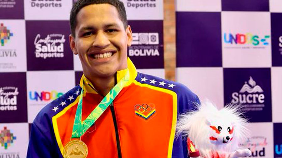 Judoca Luis Pariche se alza con el oro en Juegos Bolivarianos