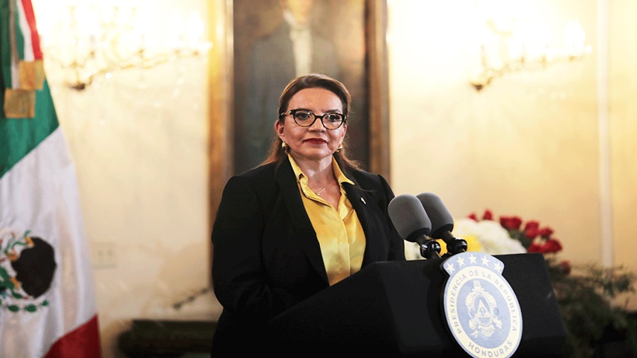 La presidenta de Honduras, Xiomara Castro (Archivo)