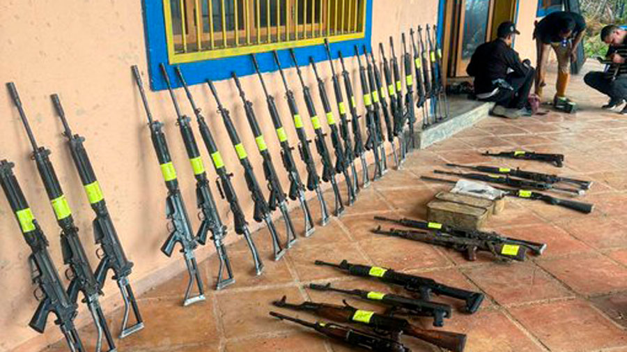 FANB incauta armas de guerra en el estado Aragua