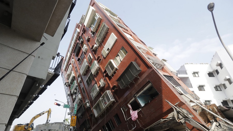 Un sismo de magnitud 6,1 sacude Taiwán