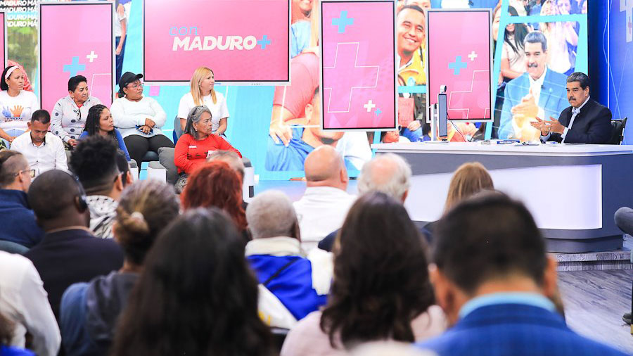 Nicolás Maduro en su programa 