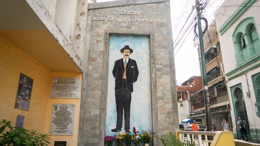Mural del beato José Gregorio Hernández
