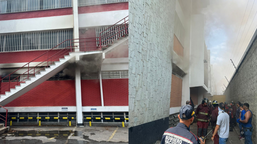 Sistema Nacional de Gestión de Riesgo controló incendio en sótanos de edifi