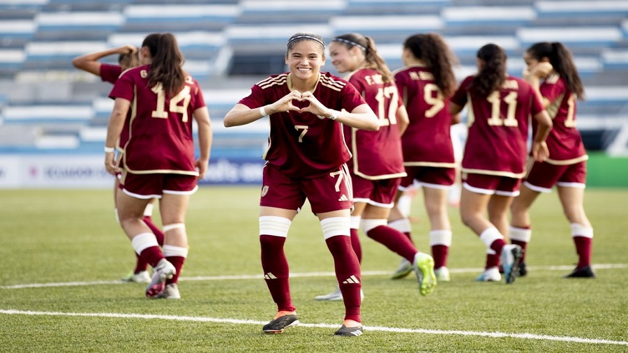 Venezuela goleó a Perú en el Sudamericano Femenino Sub 20 y da un paso importante para llegar al Mun