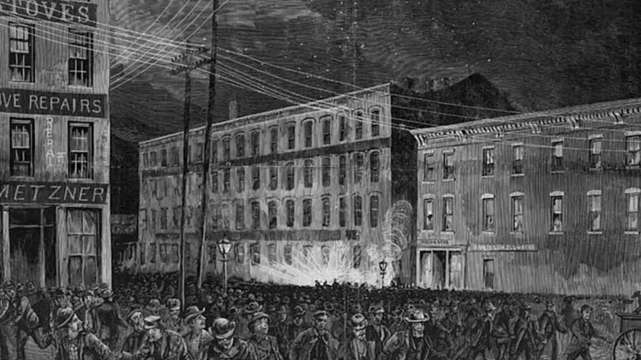 Ilustración | Manifestaciones del 1 de mayo de 1886, Chicago, EE. UU.