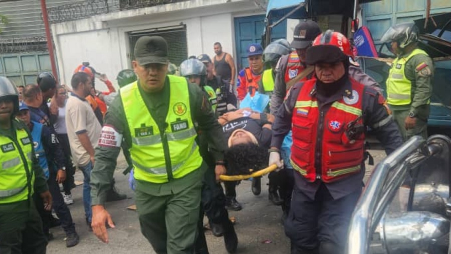 Más de 20 heridos en accidente en la carretera vieja Caracas- La Guaira