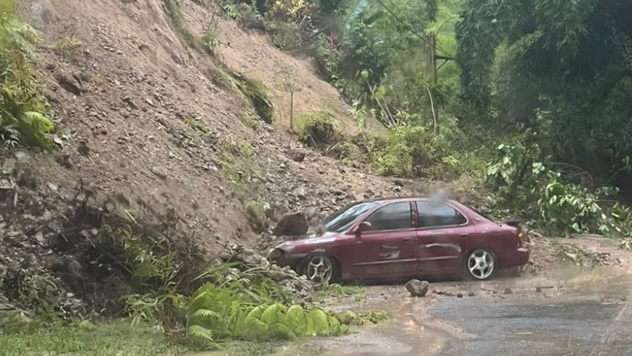 Cortesía | Derrumbre en Utuado, Puerto Rico