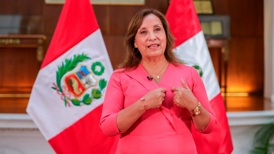 Presidenta de Perú Dina Boluarte