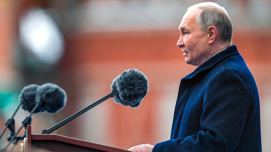 Presidente de Rusia, Vladimir Putin en discurso por el Día de la Victoria