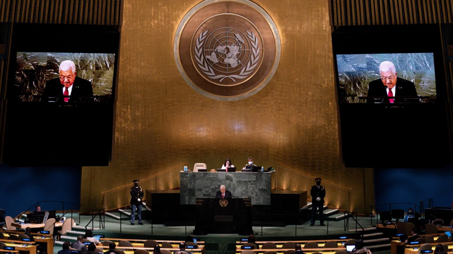 ARCHIVO | El presidente palestino Mahmud Abás durante la 77 sesión de la Asamblea General de la ONU